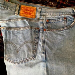 Levi blue jeans